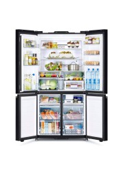 Hitachi Freestanding French Door Bottom Freezer, RWB720VUK0GBK (720 L)