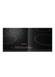 Siemens 4-Zone Built-In Ceramic Hob, ET651NF17Q (60 cm, Black)