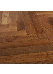 GoodHome Skanor Narrow Matt Oak Solid Wood Flooring Pack (578 x 82 x 15 mm)