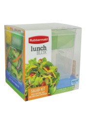 Rubbermaid Lunch Blox Salad Kit (Set of 3, Green)