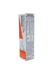 Additiva Multivitamins + Minerals + Trace Elements Orange Effervescent Tablets 20&#039;s