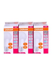 Osram CLS A LED Bulb Pack (10 W, Day Light, 3 Pc.)