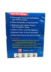 Flame-On Hexagonal Charcoal Briquettes (5 kg)