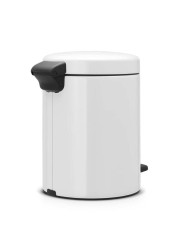 Brabantia NewIcon Pedal Bin (20.5 x 29.1 cm, 5 L, White)