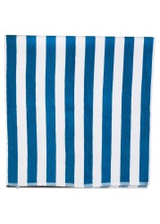 Truebell Mykonos Striped Bath Towel (Blue)