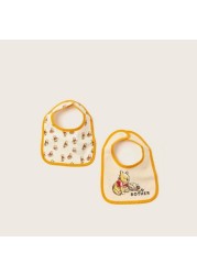 Disney Winnie the Pooh Print 4-Piece Bib and Booties Set