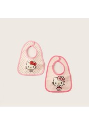 Disney Hello Kitty Print 4-Piece Bib and Booties Set