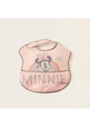 Disney Minnie Mouse Print Bib - Set of 2