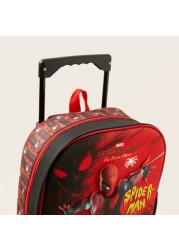 Spider-Man Print 3-Piece Trolley Backpack Set