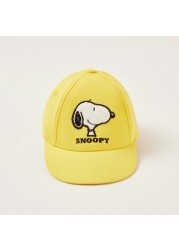 Disney Snoopy Embroidered Cap with Elastic Closure