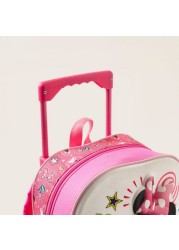 Disney Minnie Mouse Print 3-Piece Trolley Backpack Set