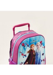 Disney Frozen II Printed 3-Piece Trolley Backpack - 12 inches