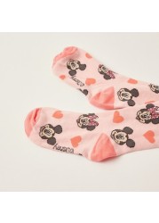 Disney Mickey Mouse and Minnie Mouse Print Tights