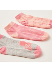 Barbie Print Socks - Set of 3