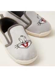 Looney Tunes Bugs Bunny Print Slip-On Loafers