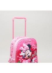 Disney Minnie Mouse Print 3-Piece Trolley Backpack Set - 12 inches