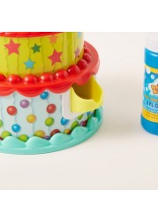 Rainbow Bubbles Colour Changing Cake-Shaped Bubble Blower Playset