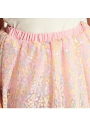 Charmz Embellished Tulle Skirt