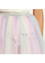 Charmz Glittery Tulle Skirt with Elasticated Waistband