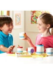 Melissa and Doug Wooden Steep & Serve Tea Set