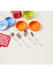 Just for Chef 13-Piece Non-Stick Cookware Playset