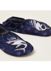 Slipstop Shark Print Slip-On