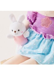 Juniors Purple and Blue Dress Doll with Rabbit - 60 cms