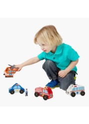 Melissa and Doug Emergency Vehicle Set