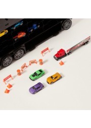 Teamsterz Auto Transporter with 9 Vehicles Playset