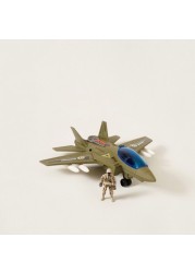 Soldier Force Aeroplane Figurine Set