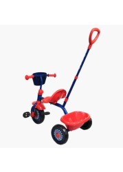 Disney Spider-Man Trike with Push Handle