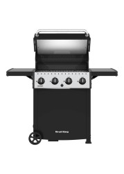 Broil King Crown Cart Classic 410 4-Burner Gas Grill W/Warming Rack