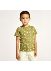 Juniors 3-Piece Printed T-shirts and Shorts Set