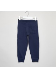 Juniors Printed Joggers with Drawstring Closure