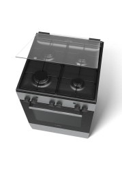 Bosch Serie 2 Freestanding 4-Burner Gas Cooker, HGA120B51M (85 x 60 x 60 cm)