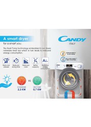 Candy Rapido Tumble Dryer, RO H10A2TCE-19 (10 kg)