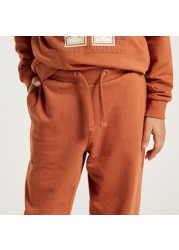 Juniors Solid Knit Joggers with Pockets and Drawstring Closure