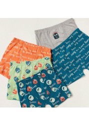 Juniors Printed Boxers - Set of 5