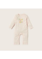 Juniors Printed Sleepsuit with Long Sleeves - Set of 3