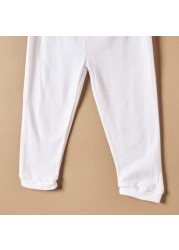 Juniors Solid Full Length Pyjamas with Elasticised Waistband