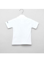 Just Add A Kid Printed T-shirt with Short Sleeves