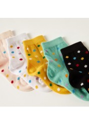 Juniors Printed Socks - Set of 5