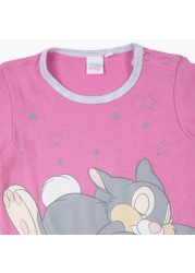 Disney Printed Long Sleeves T-shirt and Pyjama Set