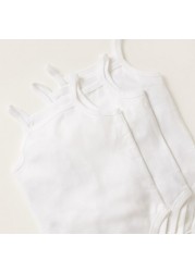 Juniors Solid Sleeveless Bodysuit - Set of 5