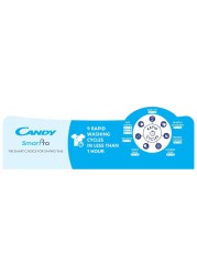 Candy 10 Kg SmartPro Freestanding Front Load Washing Machine, CSO 14105T3/1-19 (1400 rpm)