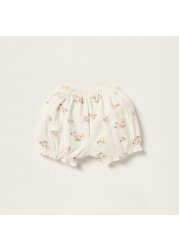 Juniors Floral Print Bloomer with Elasticated Waistband