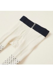 Juniors Textured Tights with Elasticated Waistband