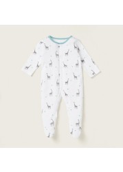 Juniors Printed Long Sleeves Sleepsuit - Set of 3