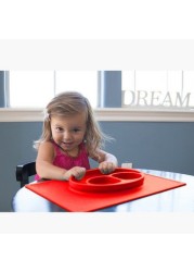 Eazy Kids Square Mat Plate with Sections