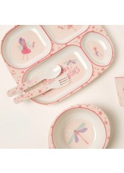 Juniors Fairy Print 5-Piece Dinner Set